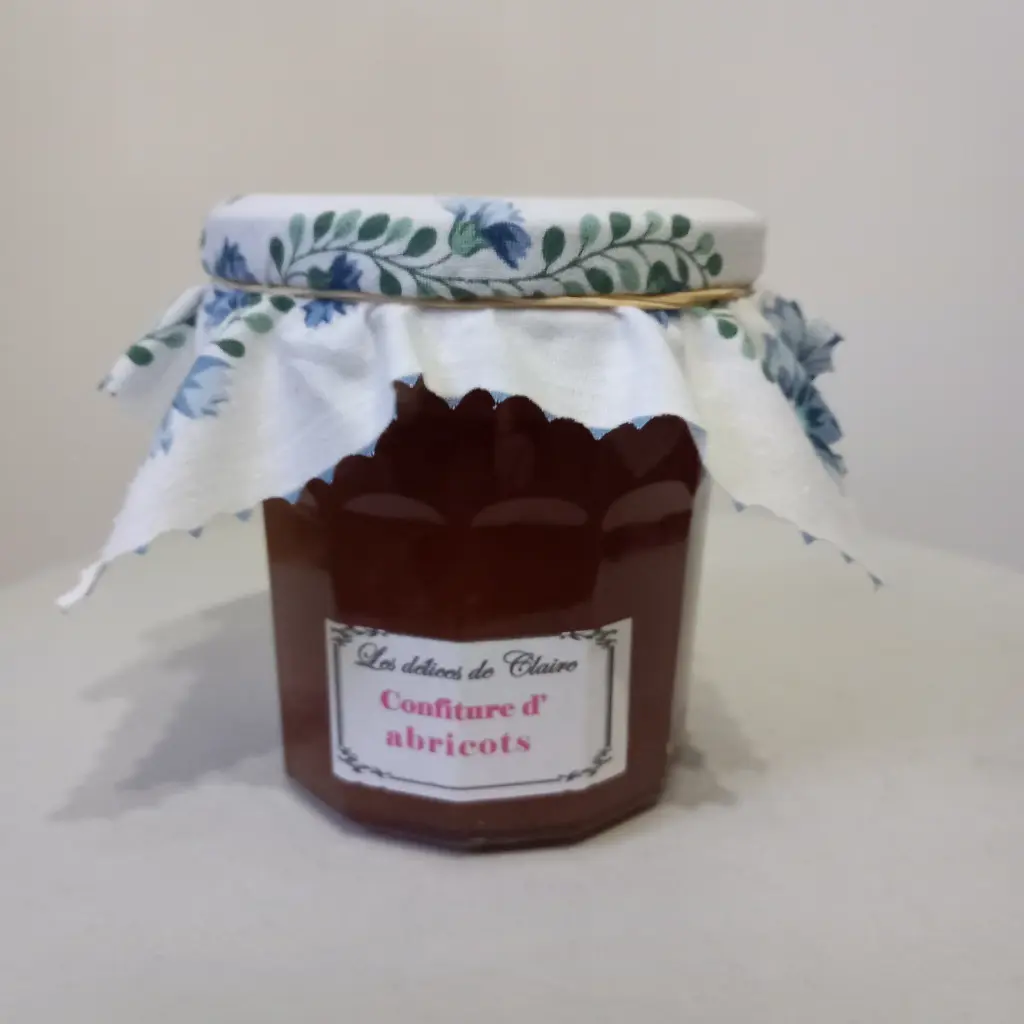 Confiture d'abricots 350g - Les délices de Claire