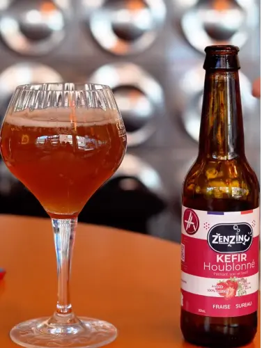 Kéfir fraise sureau 33cl - Zenfood