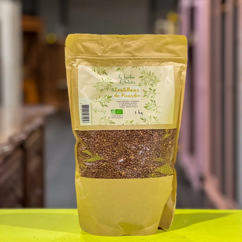 Lentillons de Picardie bio 1 kg - Le jardin d'Arlette