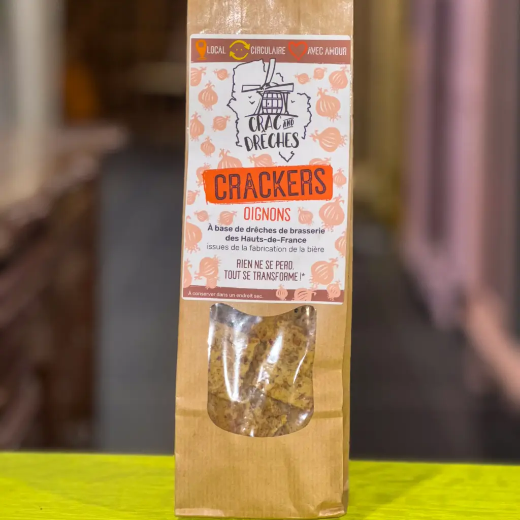 Crackers au Oignons - Crac & Drêches