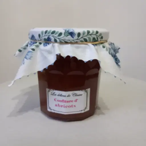 Confiture d'abricots 350g - Les délices de Claire