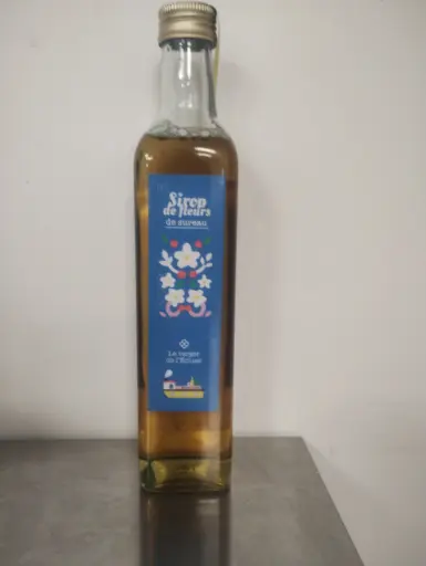 Sirop de fleurs de sureau 25 cl - Le verger de l'écluse
