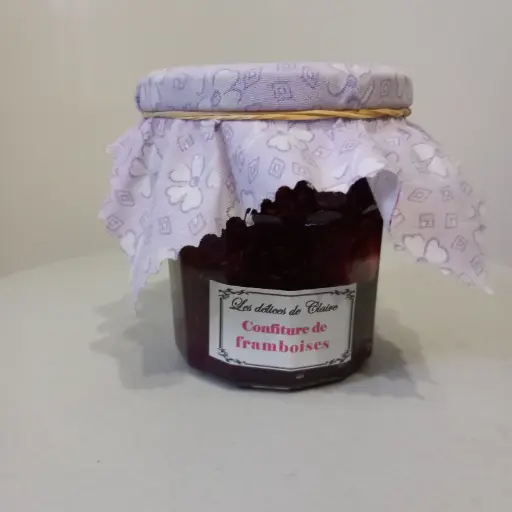 Confiture de framboises 350g - Les délices de Claire